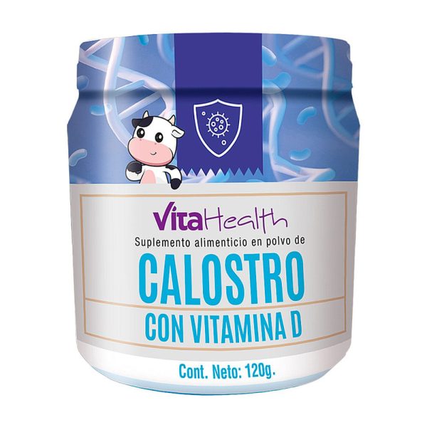 Vitahealth Calostro + Vit D polvo | 120 gr