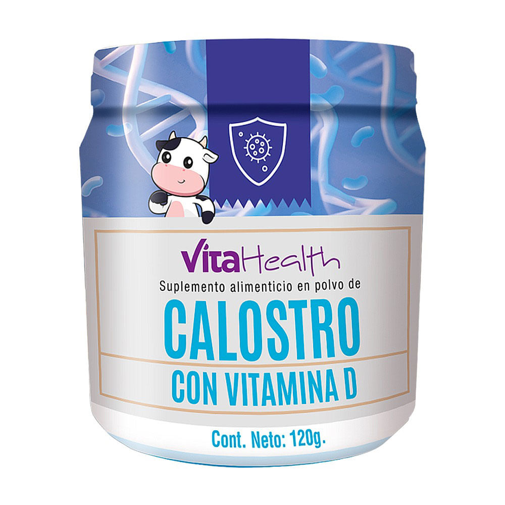 Vitahealth Calostro + Vit D polvo | 120 gr Vitahealth Calostro + Vit D polvo | 120 gr