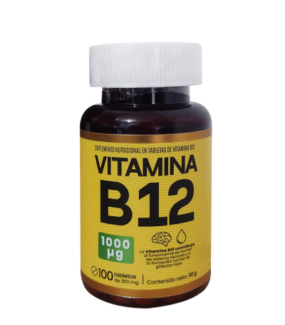 VITAMINA B12 300MG TABLETAS X100 ZAPHIRE