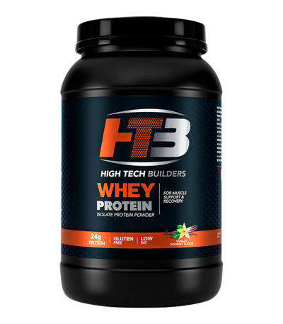 WHEY PROTEIN 24G POLVO 2 LIBRAS SABOR VAINILLA HTB